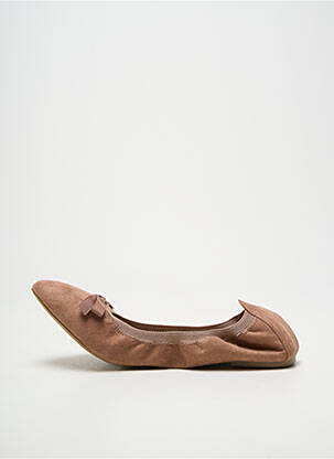 Ballerines talon plat jusqu'à 3cm beige LES P'TITES BOMBES femme