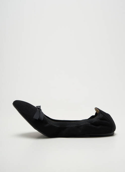 Ballerines chiquet talon plat jusqu'à 3cm noir LES P'TITES BOMBES femme