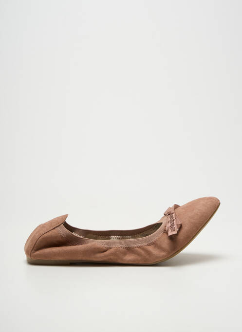 Ballerines talon plat jusqu'à 3cm beige LES P'TITES BOMBES femme