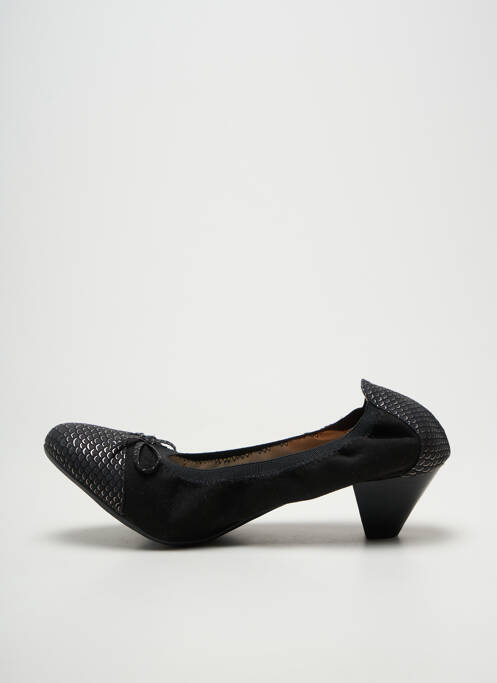 Escarpins cubain talon de 4 à 6cm noir LES P'TITES BOMBES femme