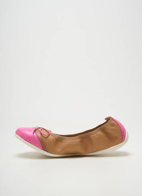 Ballerines bout rond talon plat jusqu'à 3cm rose LES P'TITES BOMBES femme