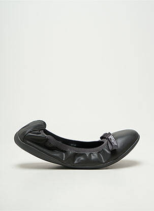 Ballerines bout rond talon plat jusqu'à 3cm gris LES P'TITES BOMBES femme