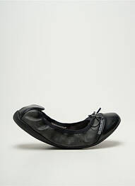 Ballerines tissage satiné talon plat jusqu'à 3cm gris LES P'TITES BOMBES femme