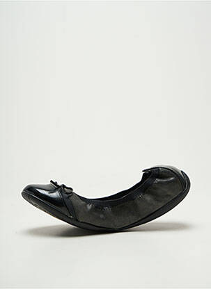 Ballerines tissage satiné talon plat jusqu'à 3cm gris LES P'TITES BOMBES femme