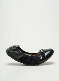 Ballerines tissage satiné talon plat jusqu'à 3cm noir LES P'TITES BOMBES femme