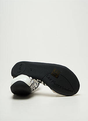 Ballerines impression talon plat jusqu'à 3cm blanc LES P'TITES BOMBES femme