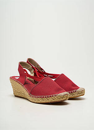Espadrilles bout rond talon de 7 à 9cm violet LA MAISON DE L'ESPADRILLE femme