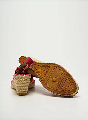 Espadrilles bout rond talon de 7 à 9cm violet LA MAISON DE L'ESPADRILLE femme