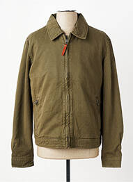 Veste casual fermeture boutonnée sur le devant vert DAYTONA homme