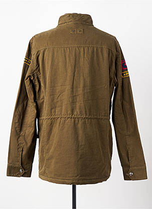 Blouson fermeture zippée sous rabat pressionné vert DAYTONA homme