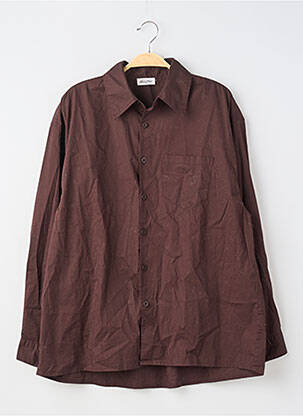Chemisier coupe droite manches longues violet AMERICAN VINTAGE femme