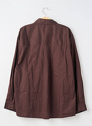 Chemisier coupe droite manches longues violet AMERICAN VINTAGE femme