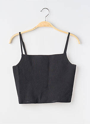 Top manches bretelles ajustables fines bretelles noir REFORMATION femme