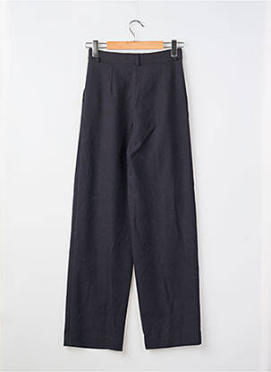 Pantalon large fermeture zippée sous rabat boutonné taille normale noir CONTREJOUR femme