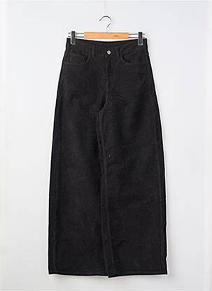 Pantalon large fermeture zippée sous rabat boutonné taille normale noir VANESSA BRUNO femme