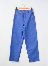 Jeans coupe slim tissage brut taille normale bleu AMERICAN VINTAGE femme