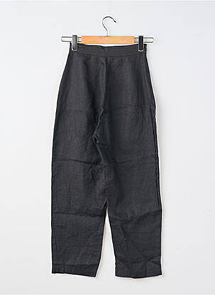 Pantalon large fermeture zip latéral taille normale noir POSSÉ femme