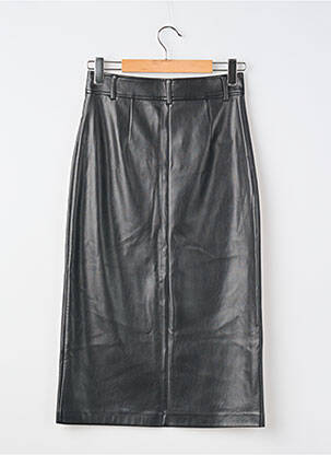 Jupe longue coupe droite noir SUNCOO femme