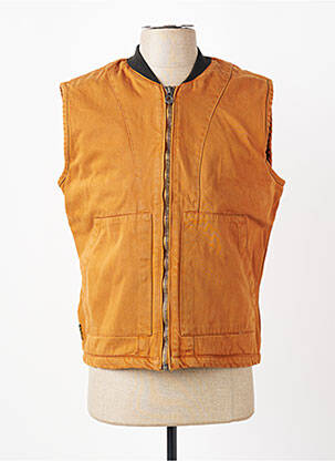 Veste casual coupe droite orange DAYTONA homme