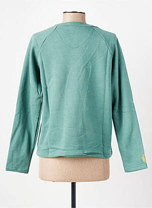 Sweat-shirt broderie manches longues vert TRENTE TROIS femme