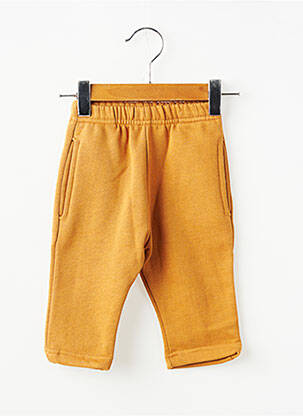 Pantalon droit coupe droite taille élastique orange TRENTE TROIS garçon