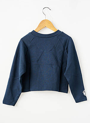 Sweat-shirt col v manches longues bleu TRENTE TROIS enfant