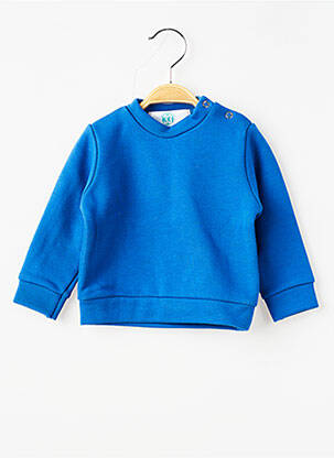 Sweat-shirt coupe droite manches longues bleu TRENTE TROIS garçon