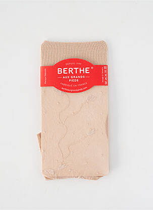 Bas broderie chair BERTHE AUX GRANDS PIEDS femme