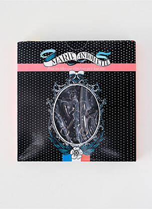 Collants imprimé fantaisie noir MARIE ANTOILETTE femme