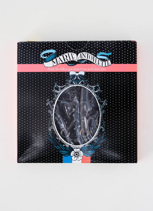 Collants imprimé fantaisie noir MARIE ANTOILETTE femme