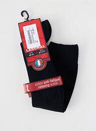Chaussettes maille fine noir LABONAL homme