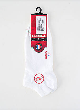 Chaussettes stretch blanc LABONAL homme