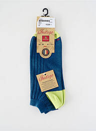 Chaussettes maille fine vert LABONAL homme
