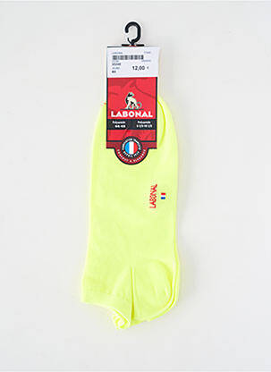 Chaussettes stretch jaune LABONAL femme