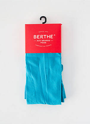 Collants stretch bleu BERTHE AUX GRANDS PIEDS femme