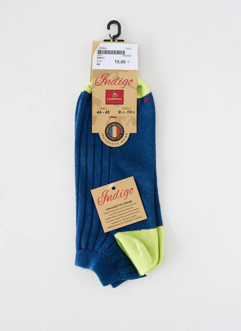 Chaussettes maille fine vert LABONAL homme