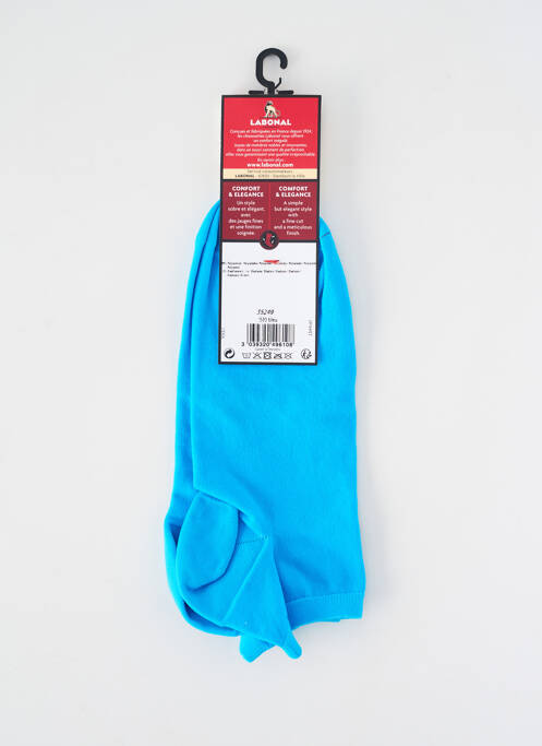Chaussettes maille fine bleu LABONAL homme
