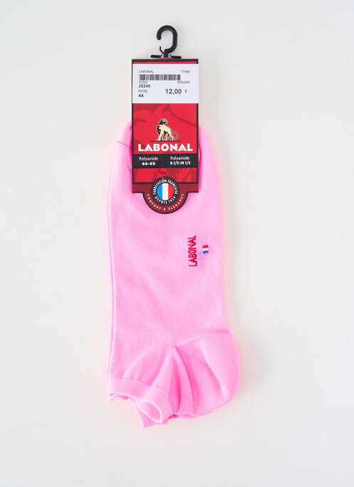 Chaussettes maintien élastique rose LABONAL femme