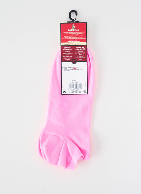 Chaussettes maintien élastique rose LABONAL femme