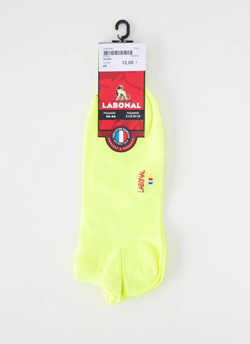 Chaussettes maintien élastique jaune LABONAL femme