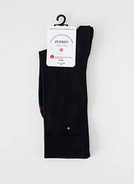 Chaussettes maille fine noir PERRIN homme