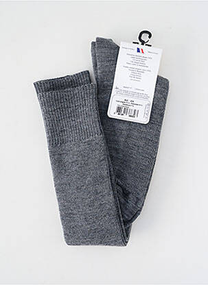Chaussettes stretch gris PERRIN homme