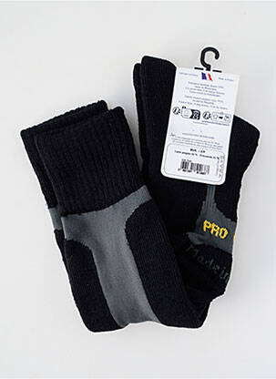 Chaussettes imprimé fantaisie noir PERRIN homme