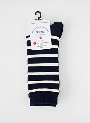Chaussettes stretch noir PERRIN femme