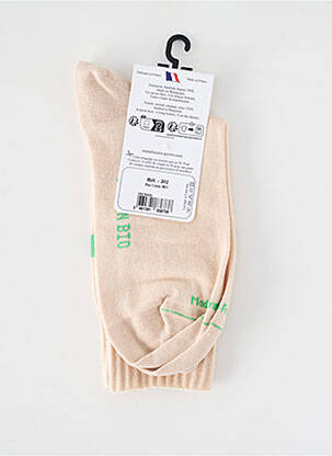 Chaussettes stretch beige PERRIN homme