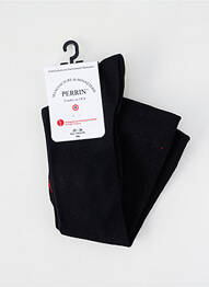 Chaussettes stretch noir PERRIN homme