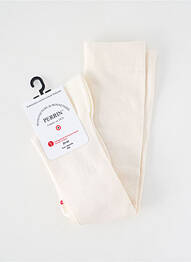 Chaussettes stretch beige PERRIN femme