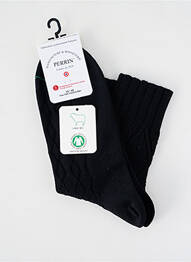 Chaussettes stretch noir PERRIN femme