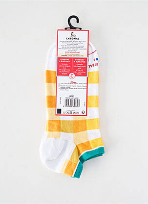 Chaussettes stretch jaune LABONAL femme