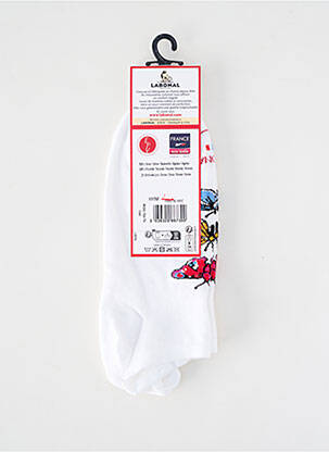 Chaussettes stretch blanc LABONAL femme